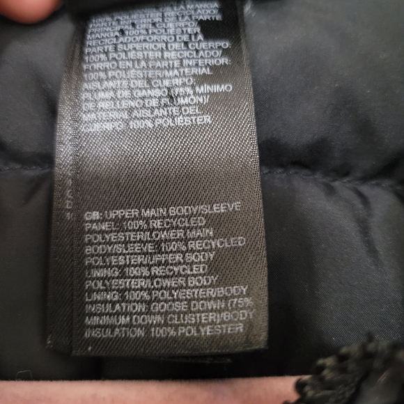 The north face TNF 550 down filled sweater jacket M - Picture 5 of 5